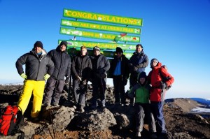 Andy Pearson at the peak.